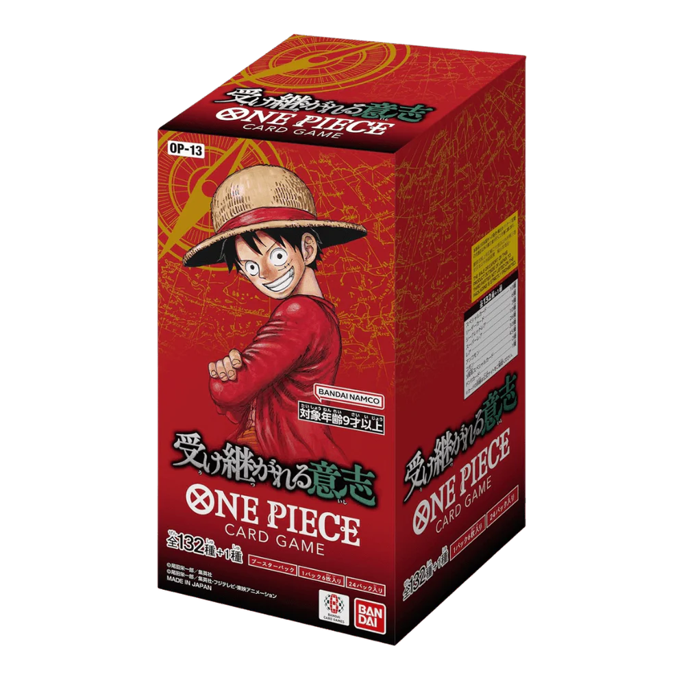 Japanese One Piece OP13 Carrying on His Will  Booster Box