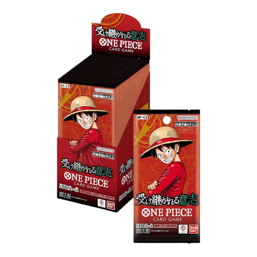 Japanese One Piece OP13 Carrying on His Will  Booster Box